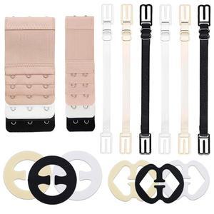 셰하루히 18개 브라 스트랩 클립 레이서백 홀더용 조절식 논슬립 2/3 후크