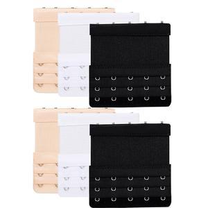 제인기어 여성용 엘라스틱 브라 익스텐더 5 후크 플러스 사이즈 백 익스텐션 스트랩 6개