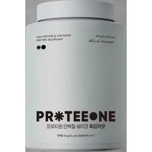 프로티원 단백질 쉐이크 흑임자맛, 490g, 1개