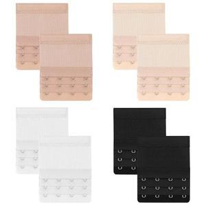 피리우오 8개 여성 브라 익스텐더 4훅 플러스 사이즈 3줄 스트랩 소프트 밴드 편안한 걸쇠 신축성