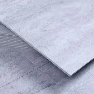 3T 점착식 데코타일 무광 트레버틴 그레이 WBTI6-15