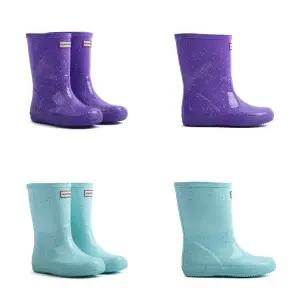 [토박스](광주신세계)[HUNTER] 헌터 키즈 아동 레인부츠 장화 퍼스트 자이언트 글리터 HTKCG2TSFK22