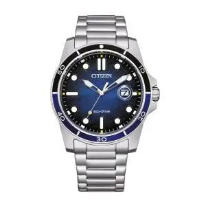 시티즌 AW1810-85L 에코드라이브 마린 다이버 남성 메탈시계