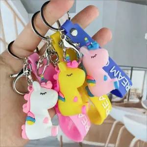 유니콘 열쇠고리 차키 지갑 키링 꾸미기 가방 스트랩 키링 백팩키링