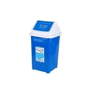 스윙형 사각휴지통 4호 15L 쓰레기통 사무실 가정