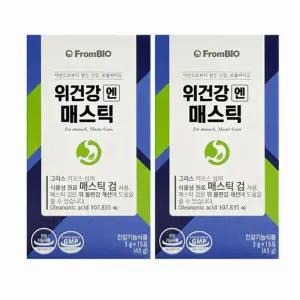 프롬바이오 위건강엔 매스틱 3g x 15포 2개