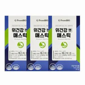 프롬바이오 위건강엔 매스틱 3g x 15포 3개