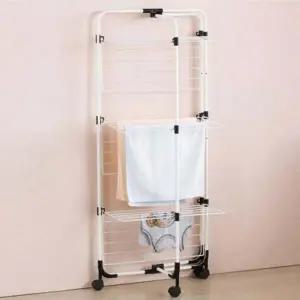 이불 빨래 건조대 십자형 접이식 6단 원룸 용기 싱글족 빨래건조대