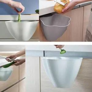 니본 싱크대휴지통 걸이형 조개모양1p 씽크대 쓰레기통