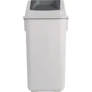 국민휴지통 사각/스윙 25L 그레이