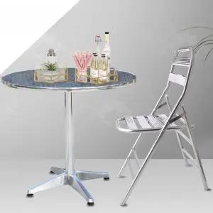 접이식 스텐 사각 편의점 탁자 휴대 카페 업소용 스테인리스