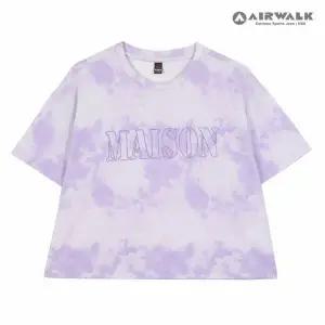 [보리보리/에어워크 주니어]여아 주니어 자수 타이다잉 반팔 티셔츠