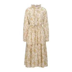 [하프클럽/레코브]플라워 프릴 장식 원피스(LC31D3OP511X)