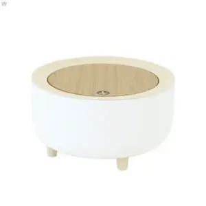 L11427 화이트 우드 휴지통 S