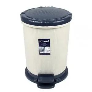 패달형 심플 파스텔 휴지통 10L 색상랜덤 예쁜휴지통