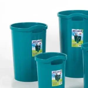 웰빙 다용도 플라스틱 원형 통 소 1개