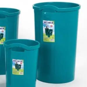 웰빙 다용도 플라스틱 원형 통 대형 1개