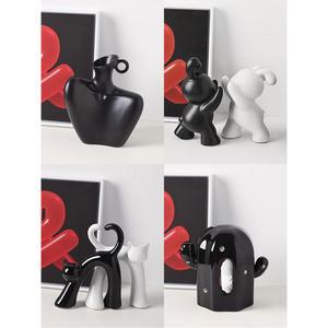 토끼 북앤드 인테리어 오브제 책정리 지지대 서재