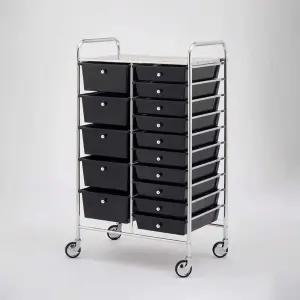 플라스틱 모듈 서랍장 심플 이동식 수납장 철재 속옷