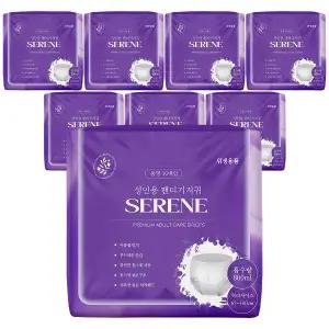 세린 성인용기저귀 팬티형 실속형 중형 10px8팩 / 남녀공용 요실금팬티 성인기저귀 세린기저귀