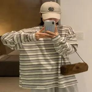 루시드 트임 스트라이프 맨투맨 (2 color)