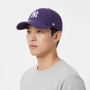 47브랜드 B-BSRNR17GWS-PP 클린업 NY 뉴욕 양키스 스몰 로고 볼캡