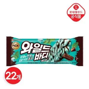 갤러리아 [롯데] 와일드바디 민트 초코 75ml x 22개