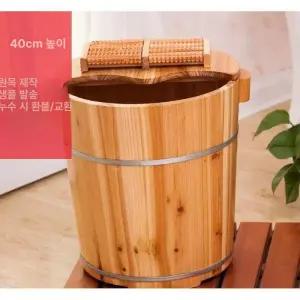 나무 족욕통 마사지샵 습식 가정용 하노끼 찜질