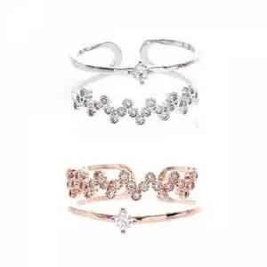 [라일리쥬얼리] Rly BS 레이어드 큐빅반지 RM-1071