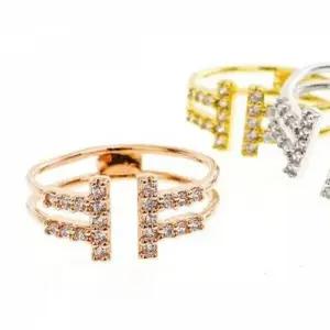 [라일리쥬얼리] Rly BS 레이어드 큐빅반지 RM-1045