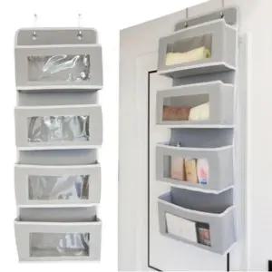 ( )다용도 문걸이 수납함 걸이식 벽걸이 포켓 정리함 옷장 생활