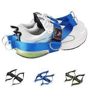 [미국배송] 케이블 머신 피트니스 부착 발목 스트랩용 무시 2팩 풋 스트랩 신발 커버 풀 벨트-4 링용 글루트 킥백 레그 운동