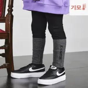 스타터 [ST224BLG71] 기모 컬러 블록 레깅스 블랙)
