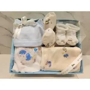 [에뜨와](마산점)임신출산선물)(에띠 우주복모자+속싸개+손싸개+양말(07T3 17541)