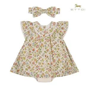 [롯데백화점]에뜨와 멜리가든바디수트SET 07S327982/출산선물,백일,돌,유아