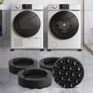 새로운 4개 세트 세탁기 흡착컵 조용한 미끄럼 방지 패드 진동 강력한 19개