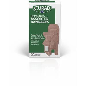 큐라드 엑스트라 롱 헤비 듀티 붕대, 다양한 사이즈, 30 카운트, 1 박스