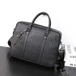 [벨가] 직각 가죽 체크 직장인 토트백 사무 서류가방