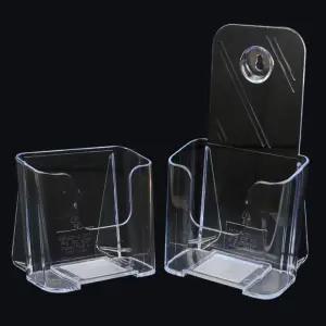 A6 꽂이 1단 아크릴꽂이 A6꽂이 쇼케이스 전단지꽂이 카다로그거치대 카다로그꽂이 리플렛꽂이