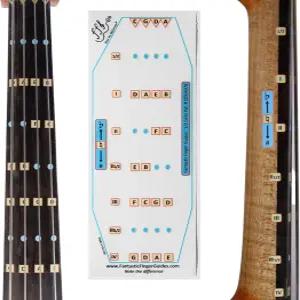 첼로를 위한 환상적인 핑거 가이드 - 현악기를 음악 액세서리 모든 음을 배우기 핑거보드 및 프렛보드