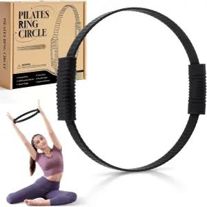 크라이트링크 필라테스 링 서클 14인치 매직 링으로 허벅지 안쪽 팔 코어를 단련하는 데 중점을 둡니다.
