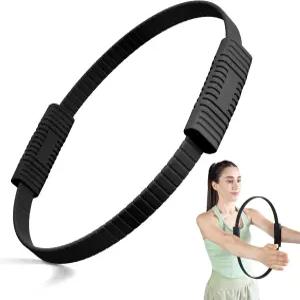 코어 근력 스트레칭 토닝 및 전신 운동 필라테스 장비를 위한 5단계 저항 밴드가 포함된 LTHTRADE 키트 링