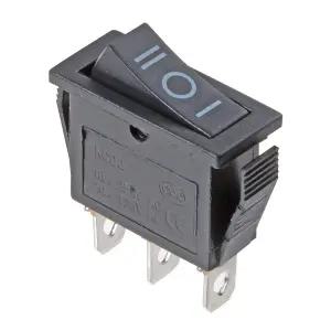 AC 16A/250V 20A/125V 3핀 SPDT 켜기-끄기 3단계 스냅 로커 스위치 블랙