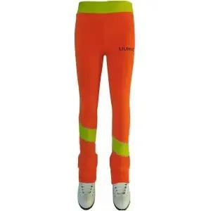 류후오 피겨 스케이팅 트레이닝복 소녀 오렌지 스티칭 다이아몬드 트레이닝 퍼포먼스