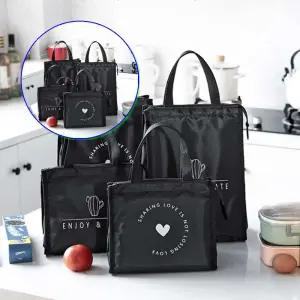 쌍문상회 선인장하트 204891 보온보냉가방2개세트 이유식도시락