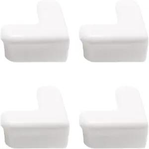 4Pc 모서리 가구 보호대 흰색 PVC 책상 녹 방지 도구 충돌 가장자리 안전 범퍼 방수 소프트 자가 접착식