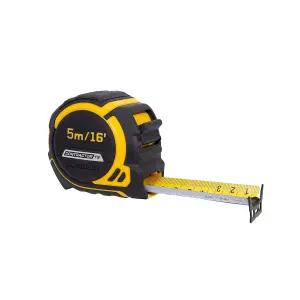 코멜론 16피트/5m 컨트랙터 TS 와이드 블레이드 줄자(뒷면 인쇄 수동 잠금 긴 스탠드아웃 포함) (93416IM)