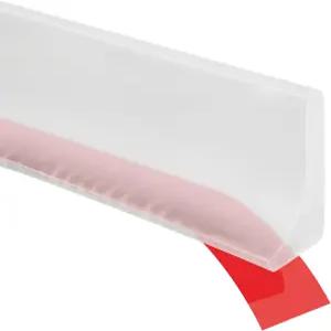 욕실 및 주방 유리 샤워 도어 스트립용 임계값 워터 가드 댐 하단 씰 건식 습식 분리 콜크 가장자리 테이프