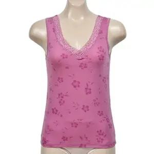 [라일리여성언더웨어] Rly 부드러운 ZF 촉감 나염 플라워 레이스 런닝 데