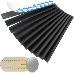 접착식 백킹 자석이 포함된 마그네틱 스트립 테이프 ？ 헤비 듀티 자석 양면 자가 접착 비금속용 10Pcs 금속